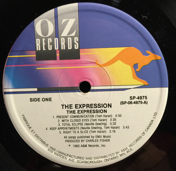 The Expression The Expression -1983- Rock, Pop ,New Wave, Synth-pop (Vinyl)