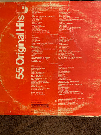 55 Original Hits (Rock / Pop / Garage / Doo‑Wop, 3xVinyl LP) PS -12660