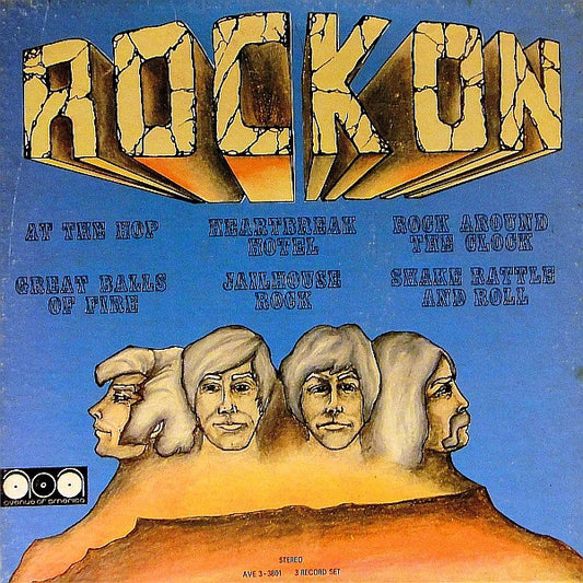 Allan Caddy Orchestra And Singers‎– Rock On - 3 lp set - Rock N Roll, Rock (vinyl)