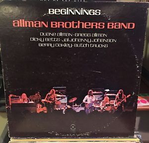Allman Brothers Band , The ‎– Beginnings - 2 lps - 1973- Blues Rock (vinyl) cover wear