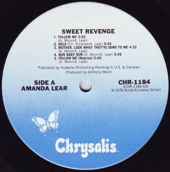 AMANDA LEAR – Sweet Revenge .1978, Disco, Pop, Euro (vinyl)
