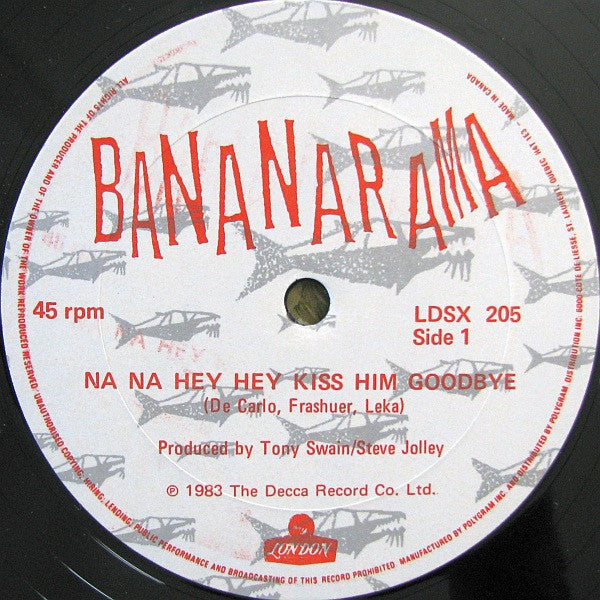 Bananarama – Na Na Hey Hey Kiss Him Goodbye - 1983- Electronic Style: Synth-pop (vinyl)