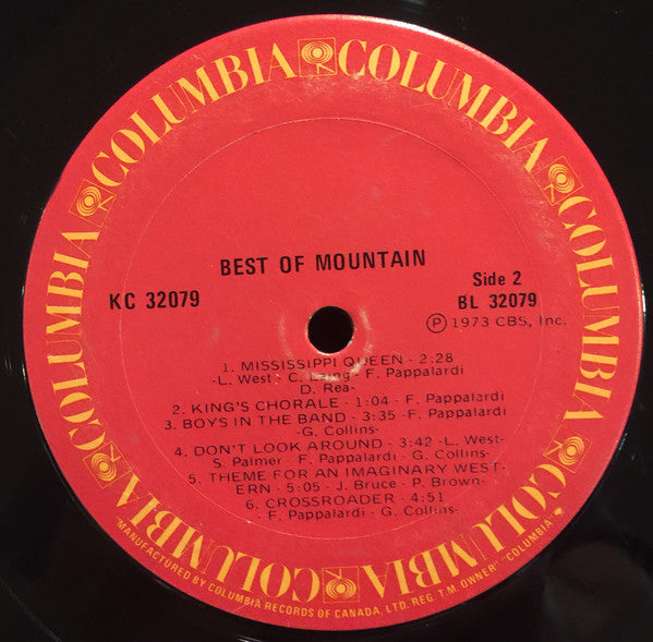 Mountain – The Best Of Mountain -1973 Classic rock (vinyl)
