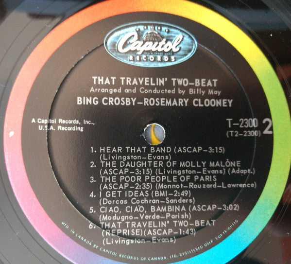 Bing Crosby & Rosemary Clooney – That Travelin’ Two-Beat (1965) Vocal Jazz / Dixieland (vinyl) Mint