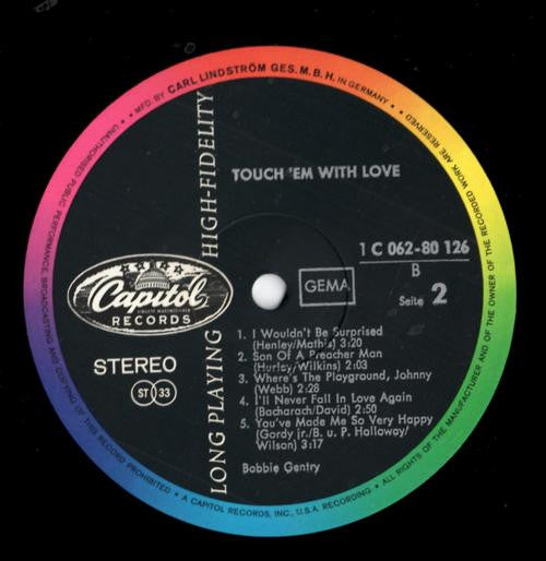 Bobbie Gentry – Touch'em With Love -1969 - Blues, Pop, Folk, World, & Country (Rare German Vinyl)