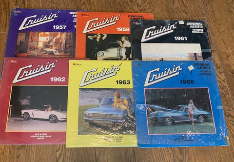 6 ALBUMS FROM THE " CRUSIN' COLLECTION - 1957-66  - One Price Lot # 43