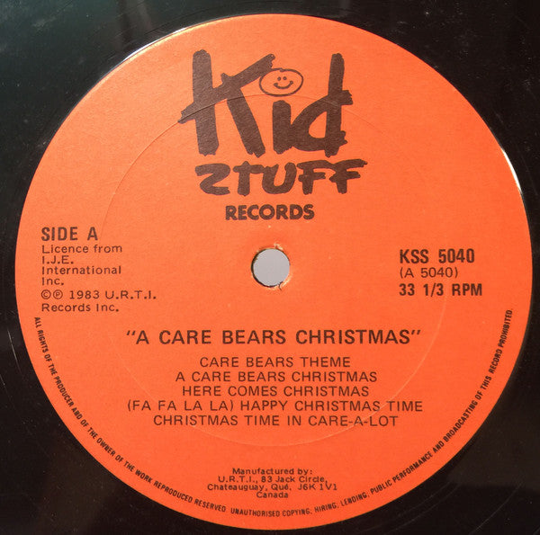 Care Bears – A Care Bears Christmas - 1983-Pop, Children's , Holiday , Cristmas (vinyl)