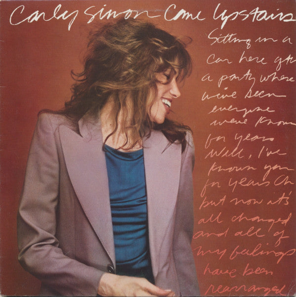Carly Simon – Come Upstairs -1980- Soft Rock (Clearance Vinyl) Bargain Bin