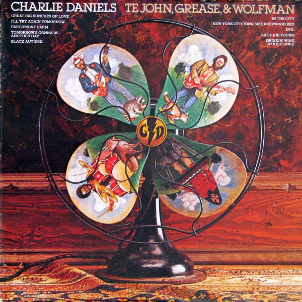 Charlie Daniels – Te John, Grease, & Wolfman - 1972- country rock (vinyl)