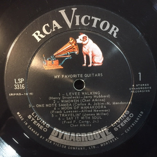 Chet Atkins – My Favorite Guitars (Country/Jazz/Pop Instrumental, Vinyl LP) LSP‑3316