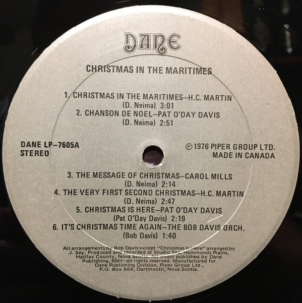 Christmas In The Maritimes - Rare Maritime Artists ! 1976 (vinyl) Christmas , Maritimes