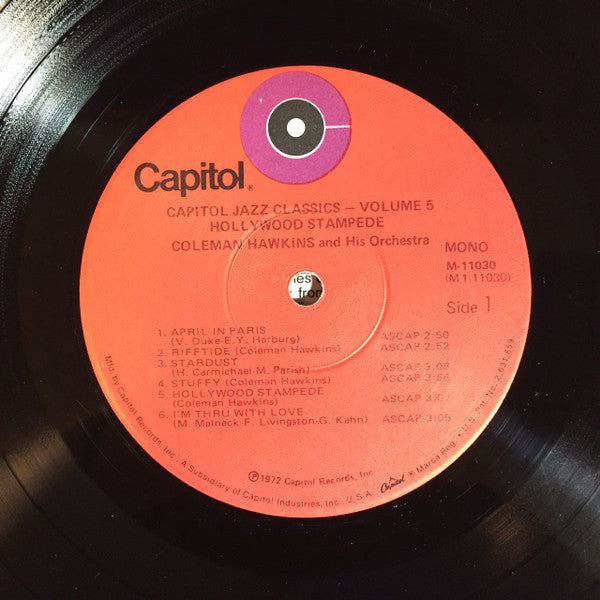 Coleman Hawkins – Hollywood Stampede (Jazz, Vinyl LP) M‑11030