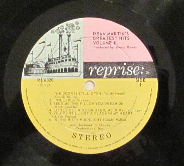 Dean Martin – Greatest Hits Volume 2 -1968 - Ballad, Jazz (vinyl). awesome