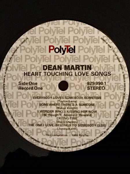 Dean Martin – Heart Touching Love Songs Vocal Pop / Country (vinyl) 2 lp set ! Mint