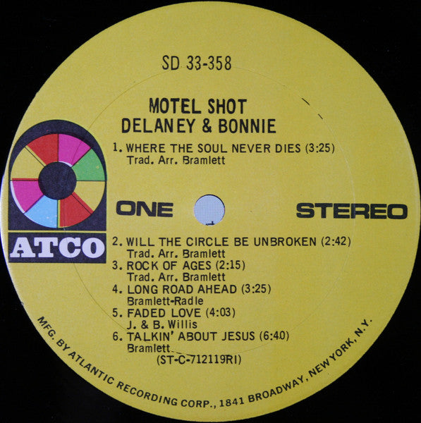 Delaney & Bonnie & Friends – Motel Shot - 1971-Blues Rock, Gospel, Delta Blues, Chicago Blues, Country Rock, Folk Rock (vinyl)