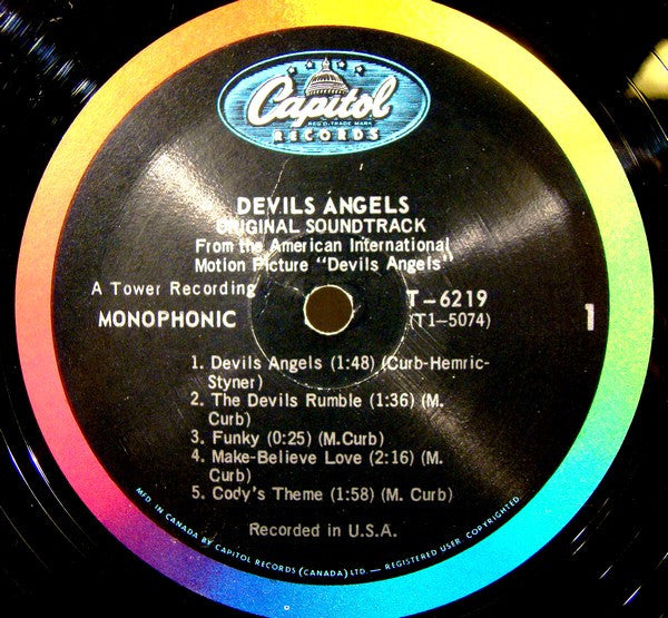 "Devil's Angels" Jerry And The Portraits / The Arrows* – Original Motion Picture Sound Track Recording From "Devil's Angels"