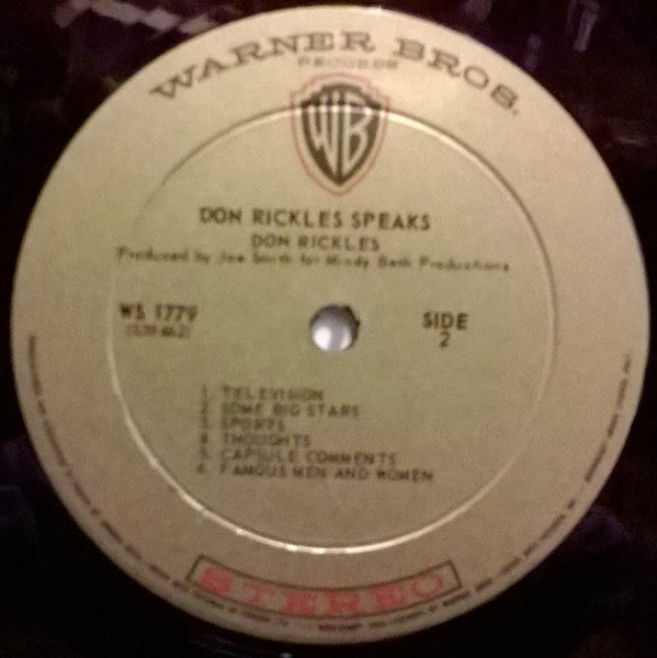 Don Rickles – Don Rickles Speaks! - 1969- Non-Music Comedy ( vinyl)