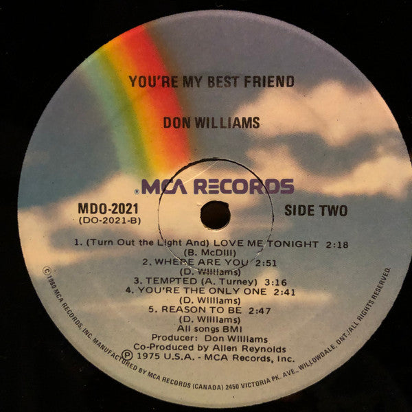 Don Williams You're My Best Friend -1975 Country (Vinyl) Mint