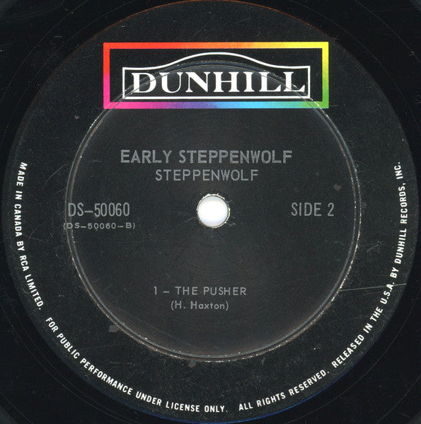 Steppenwolf ( Early )- Recorded Live at the Matrix San Francisco - 1969 Rock (vinyl)