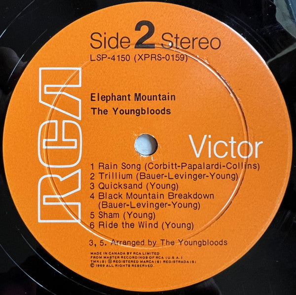 The Youngbloods – Elephant Mountain- 1969-Folk Rock, Psychedelic Rock ( Viny l) great vinyl