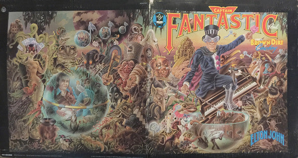Elton John – Captain Fantastic And The Brown Dirt Cowboy -1975- Pop Rock, Classic Rock ( Vinyl)