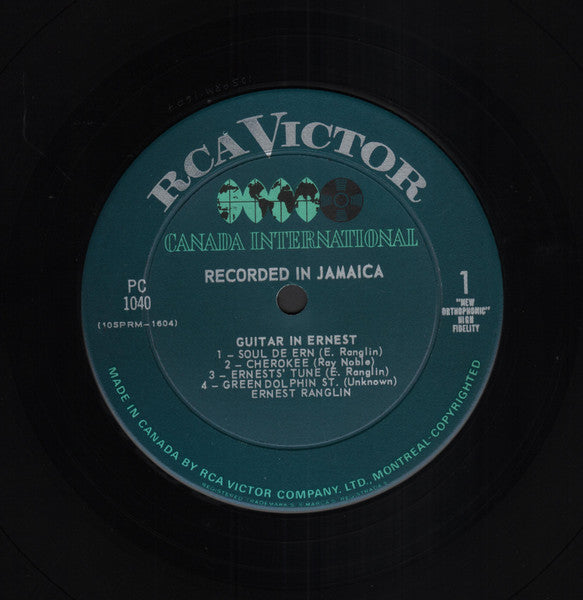 Ernest Ranglin – Guitar in Ernest (Jazz / Caribbean / Instrumental, Vinyl LP) RARE