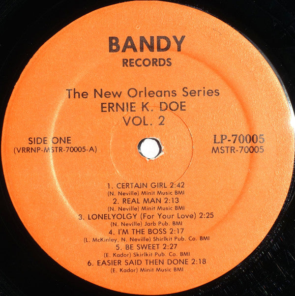 Ernie K-Doe – Ernie K-Doe Vol. 2 - Funk / Soul, Rhythm & Blues ( Rare Vinyl)