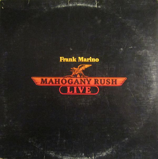 Frank Marino & Mahogany Rush ‎– Live -1978-Blues Rock, Hard Rock (vinyl) Cover Wear Only