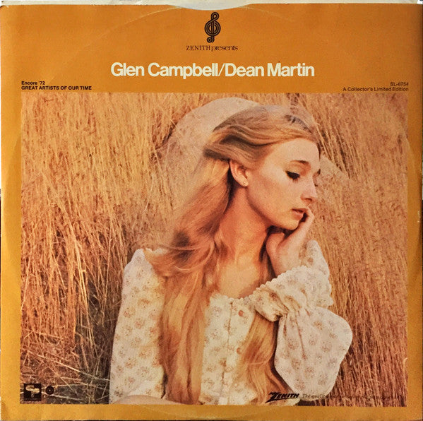 Glen Campbell / Dean Martin – Great Artists Of Our Time - Jazz Vocal (vinyl)