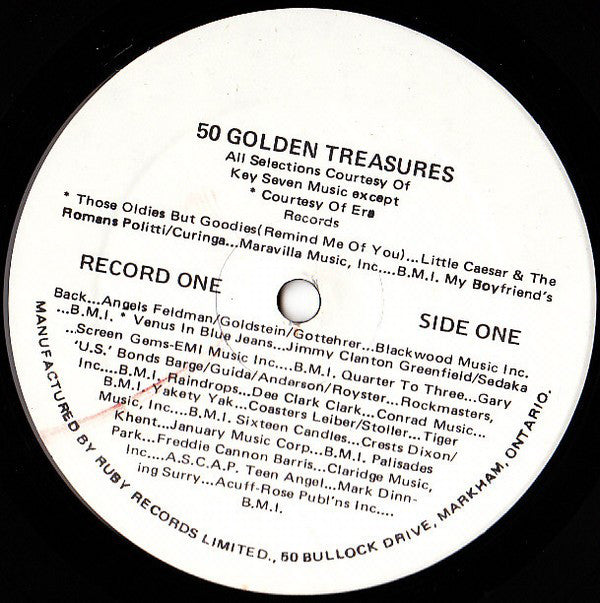 50 Golden Treasures – 1970s – Pop / Rock / Compilation - 1931- 1981 - 3 lp set (Vinyl)
