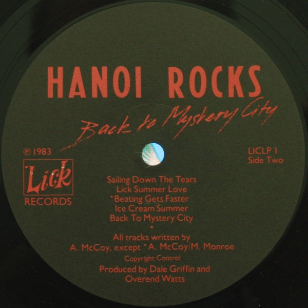 Hanoi Rocks – Back To Mystery City - Rock Glam 1983- ( UK Import Vinyl )