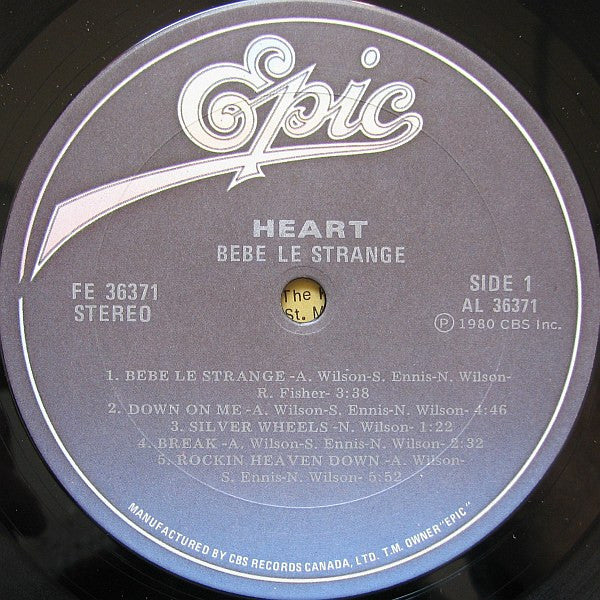 Heart – Bebe Le Strange -1980- Classic Rock ( vinyl ) Mint Copy !