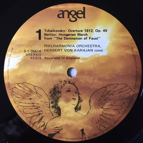 Herbert von Karajan, Philharmonia Orchestra – Overture 1812 -1979-Classical Style: Romantic (Vinyl) Mint
