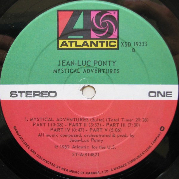 Jean-Luc Ponty – Mystical Adventures 1982-Jazz Style: Jazz-Rock (vinyl)
