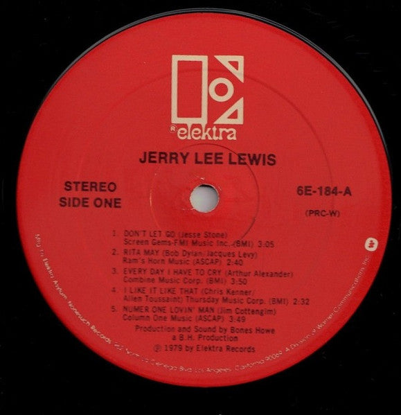 Jerry Lee Lewis Jerry Lee Lewis - 1979-Rock Country Rock (Vinyl)