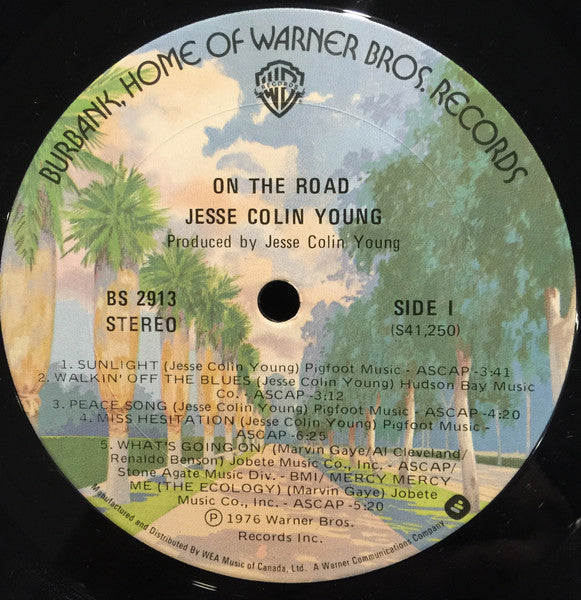 Jesse Colin Young – On The Road 1976- Rock, Blues, Folk, World, & Country Style: Blues Rock, Country Rock, Folk Rock, Classic Rock (Vinyl)