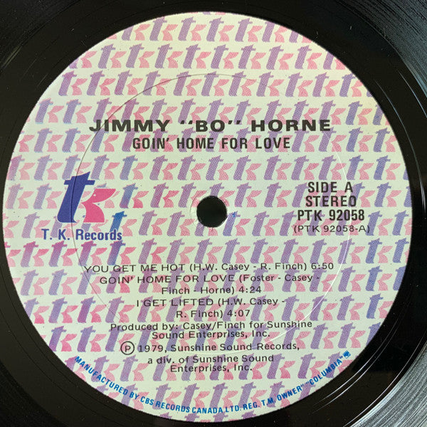 Jimmy "Bo" Horne – Goin' Home For Love Electronic, Funk / Soul (vinyl)