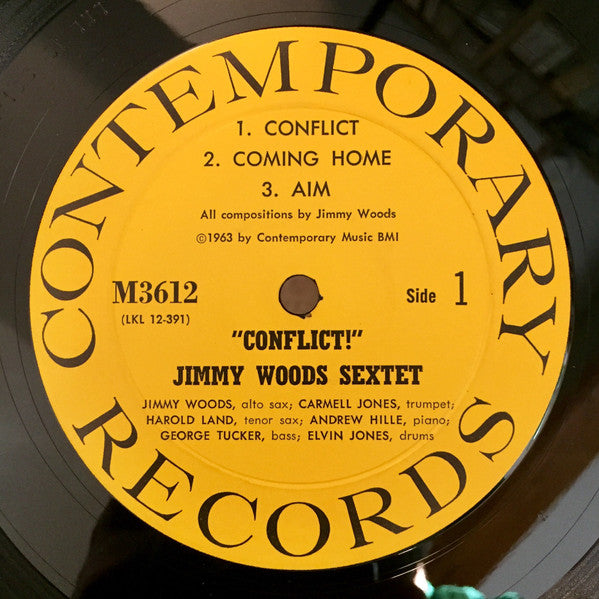 Jimmy Woods Sextet Featuring Elvin Jones – Conflict 1963-Jazz Style: Post Bop (Very Rare Vinyl)