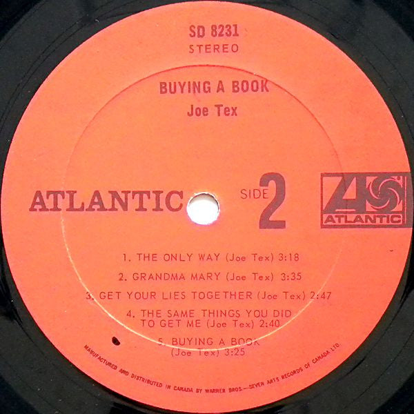 Joe Tex Buying A Book - 1969-Funk / Soul ( Vinyl )