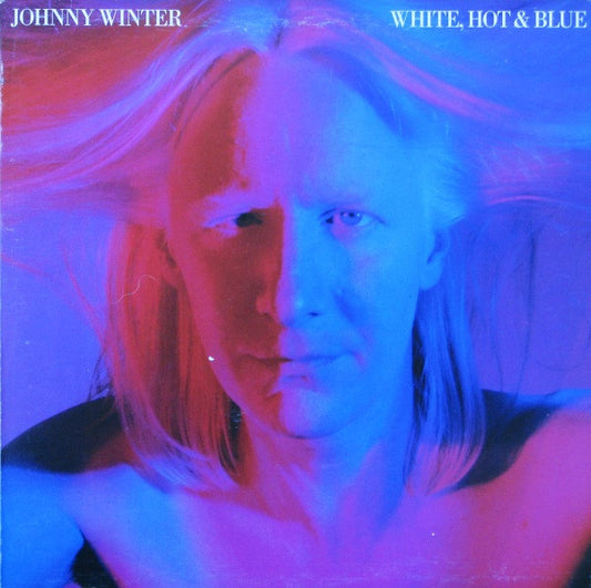 Johnny Winter – White, Hot & Blue - 1978-Rock, Blues Rock (vinyl) light marks