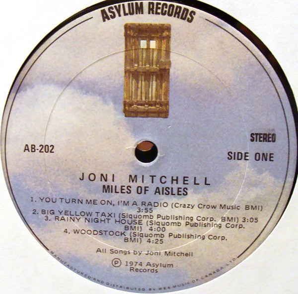 Joni Mitchell And The L.A. Express – Miles Of Aisles - 2 lps- 1974-Folk Rock (Vinyl)