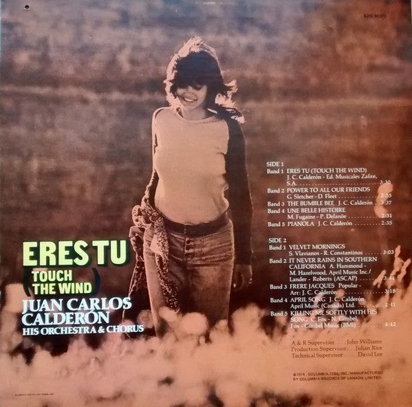 Juan Carlos Calderón His Orchestra & Chorus Eres Tu (Touch The Wind)