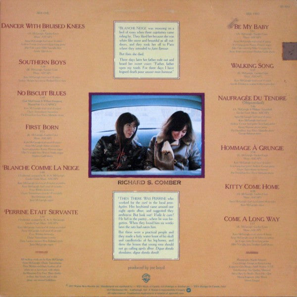 Kate & Anna McGarrigle - Dancer With Bruised Knees -1977 Folk Rock (vinyl)