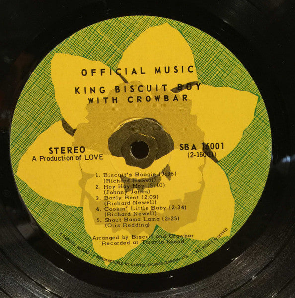 King Biscuit Boy With Crowbar – Official Music - 1970-Rock, Funk / Soul, Blues (Vinyl) Dirty Cover