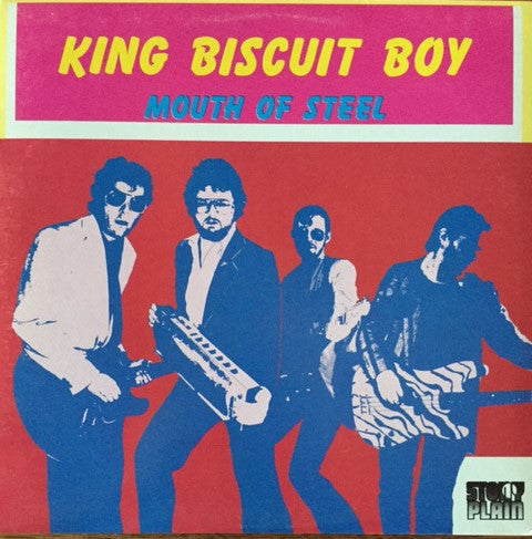 King Biscuit Boy – Mouth Of Steel - 1984- Blues (vinyl) mint