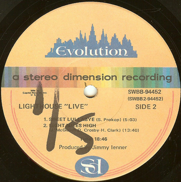 Lighthouse - Live - 2 Lps - 1972- Prog Rock (vinyl)