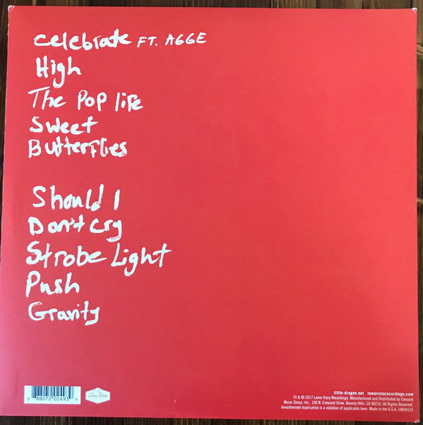 Little Dragon – Season High -2107- Electronic, Funk / Soul, Pop, Synth-pop (White Vinyl)