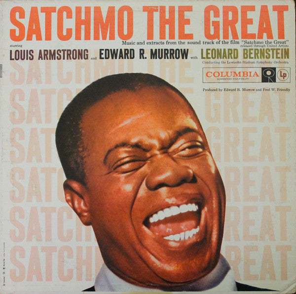 Louis Armstrong and Edward R. Murrow With Leonard Bernstein – Satchmo The Great -1957 Jazz Soundtrack (vinyl)
