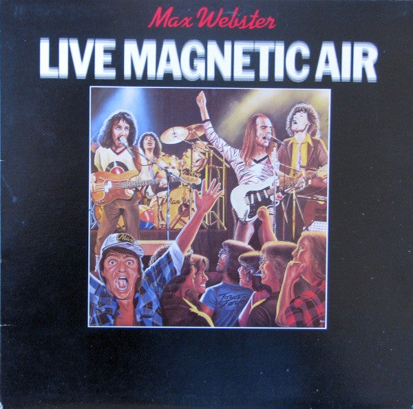 Max Webster – Live Magnetic Air - 1979 rock (vinyl)