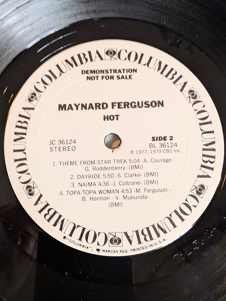 Maynard Ferguson – Hot -1979 Jazz, Funk / Soul (Vinyl) PROMOTIONA;L cOPY